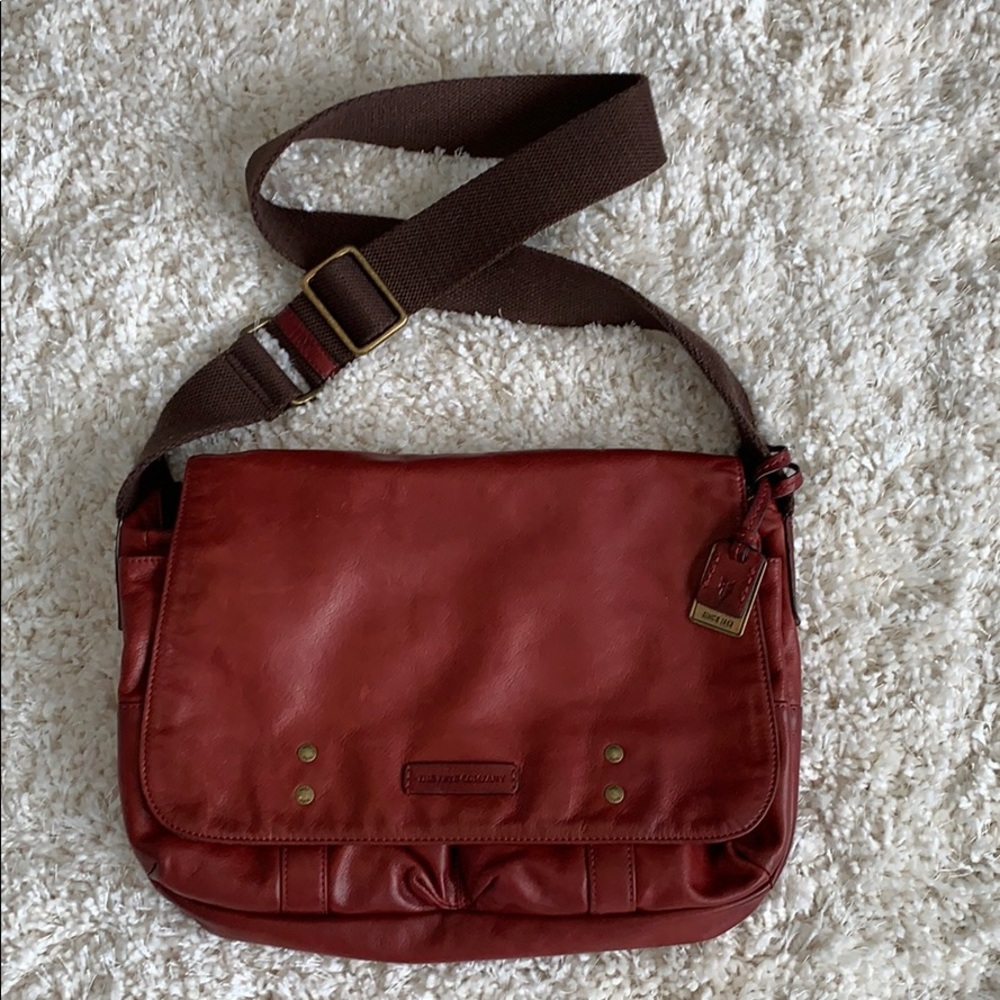 Frye “Jenny” Red Large Messenger/Crossbody Bag